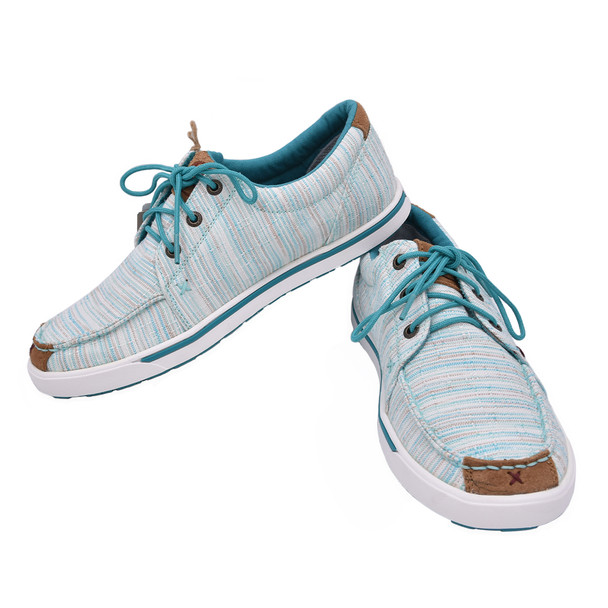 product variation Open Box (Great condition, limited use): TWISTED X Women's Hooey Loper, Color: Blue/Multi, Size: 9, Width: M (WHYC004-9-M) image