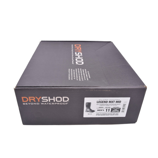 product variation Open Box (Great condition, limited use): DRYSHOD Men's Legend MXT Mid, Color: Black/Neon, Size: 11 (LGX-MM-BK-11) image