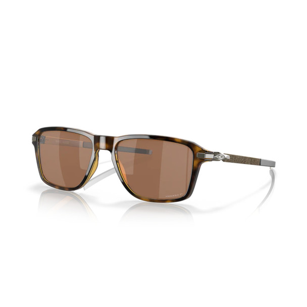 product variation OAKLEY Men's Wheel House Polished Brown Tortoise/Prizm Tungsten Polarized Square Sunglasses (OO9469-0454) image