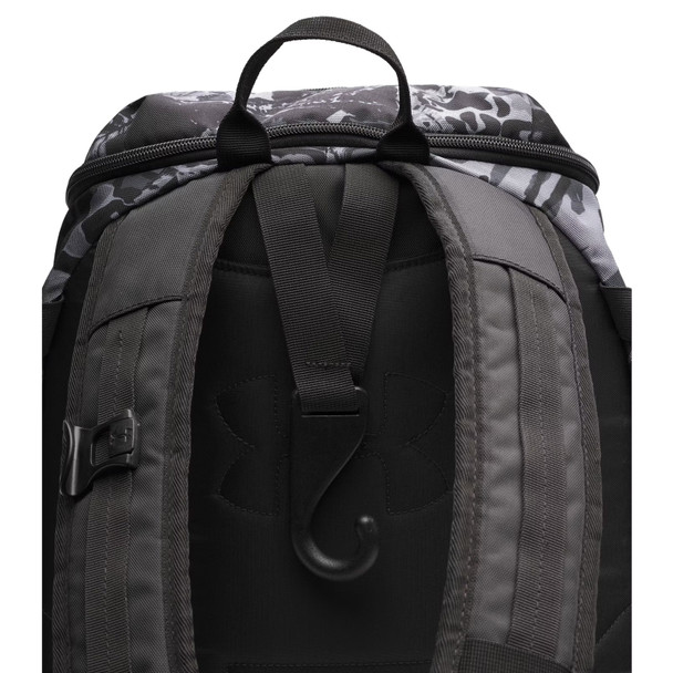 product variation UNDER ARMOUR UA Utility Print Black/Metallic Gold Baseball Backpack (1369318-005-OSFA) image