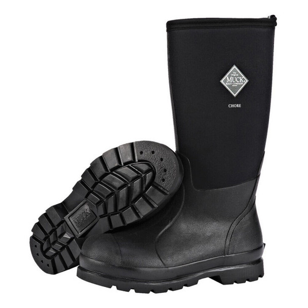 product variation Open Box (Damaged package): MUCK BOOT COMPANY Chore Hi Work Boot, Color: Black, Size: 9 (CHH-000A-BLC-090) image