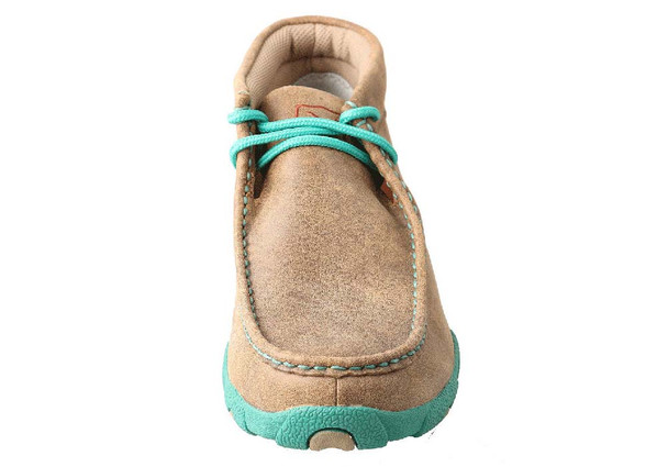product variation Open Box (Damaged package): TWISTED X Women's Driving Moccasins, Color: Bomber/Turquoise, Size: 9.5, Width: W (WDM0020-9.5-W0 image