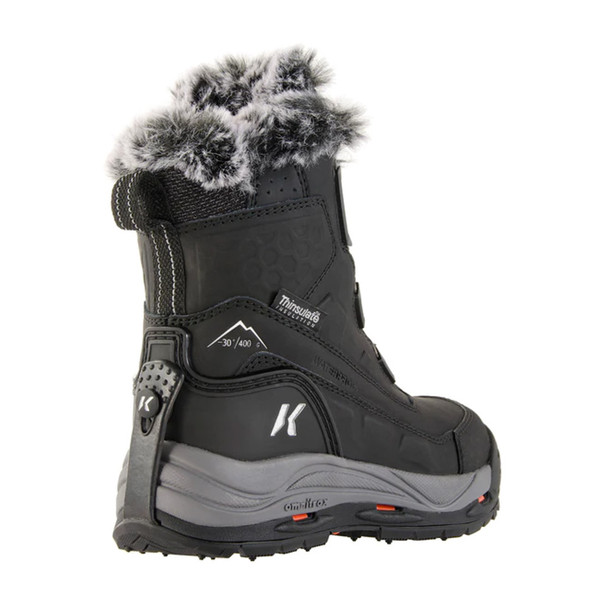 product variation Open Box (Damaged package): KORKERS Women Snowmageddon w/ SnowTrac Sole, Color: Black, Size: 10 (OB9401BK-10.0) image