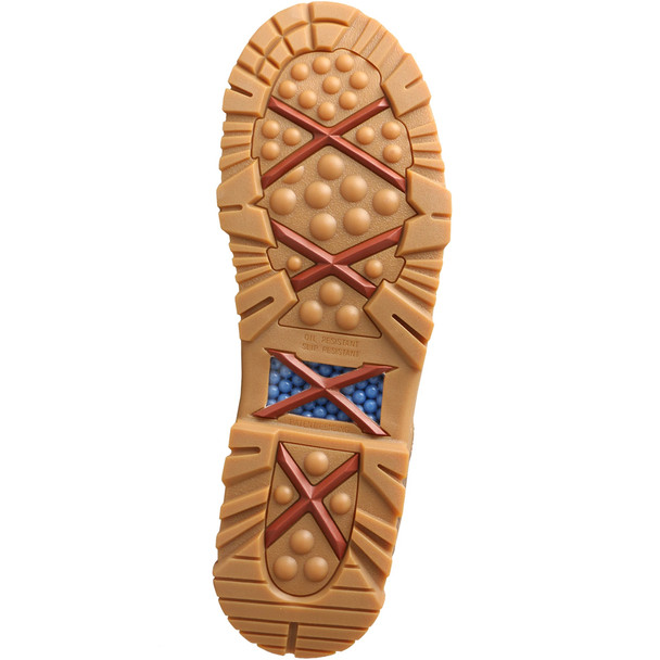 product variation Open Box (Damaged package): TWISTED X Men's CellStretch Work, Color: Distressed Saddle, Size: 13, Width: W (MXCC001-13-W) image