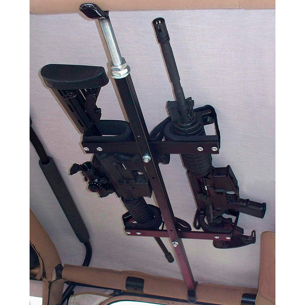 product variation GREAT DAY Quick-Draw Overhead 42-48in Gun Rack for Tactical Weapons (QD857T-OGR-JEEP) image