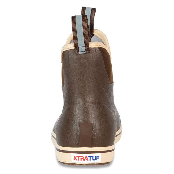 product variation Open Box (Damaged package): XTRATUF Men's Rubber Ankle Deck Boot, Color: Chocolate/Tan, Size: 11 (22734-BRN-110_4) image
