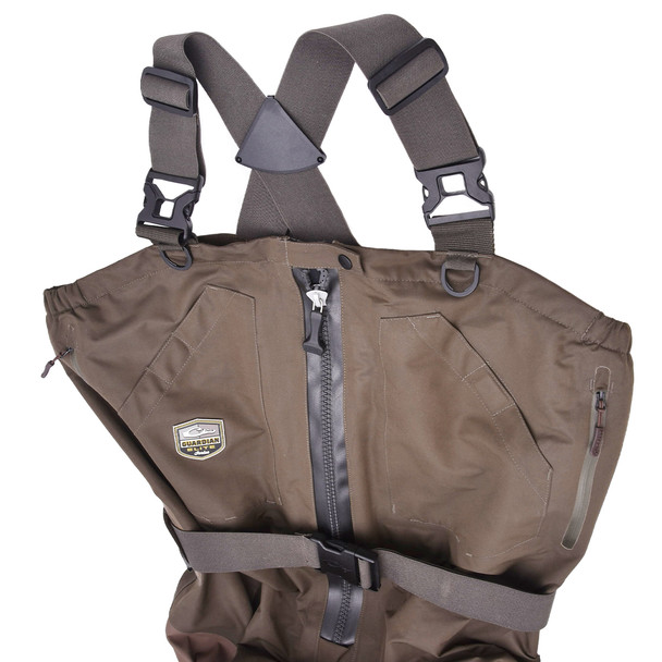 product variation Open Box (Great condition, limited use): DRAKE Uninsulated Guardian Elite HND Front Zip Wader, Color: Green Timber, Size: L/11 (DF2400-GTB-LRG11) image