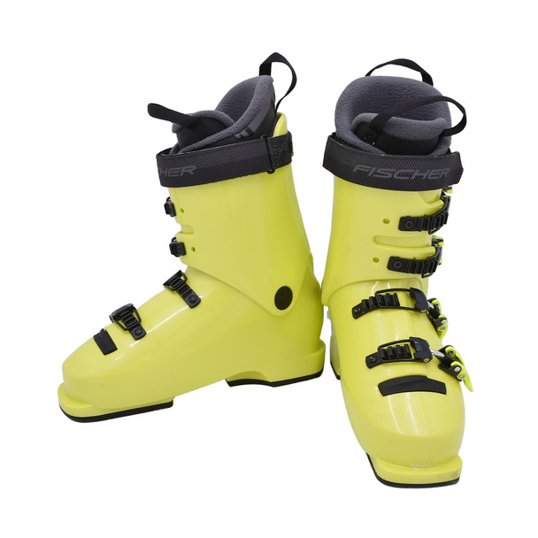 product variation Open Box (Great condition, limited use): FISCHER RC4 65 JR Junior Alpine Boots, Color: Yellow / Yellow, Size: 25.5 (U19425-25.5) image