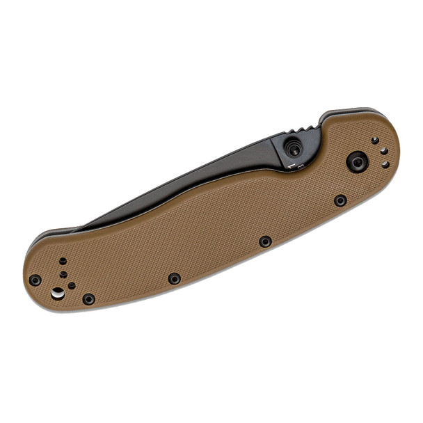 product variation ONTARIO KNIFE COMPANY RAT I Linerlock Coyote Brown Folding Knife (ON8846CB) image