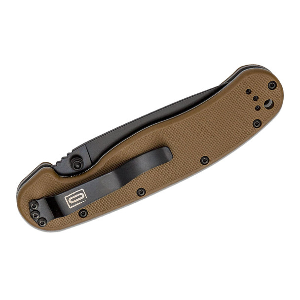 product variation ONTARIO KNIFE COMPANY RAT I Linerlock Coyote Brown Folding Knife (ON8846CB) image
