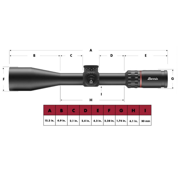 product variation BURRIS Veracity 5-25x50mm Illuminated RCT MOA FFP Reticle Riflescope (200690) image