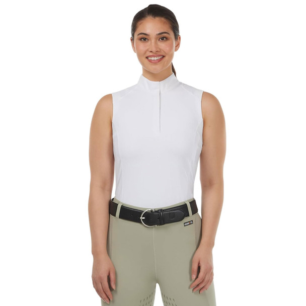 product variation KERRITS Women's Affinity Pro White/Mixed Bits Sleeveless Show Shirt (41022WHT/MXDBIT) image