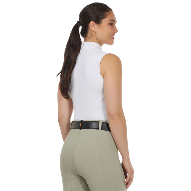 product variation KERRITS Women's Affinity Pro White/Mixed Bits Sleeveless Show Shirt (41022WHT/MXDBIT) image