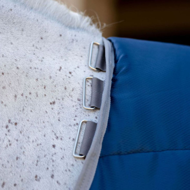 product variation HORSEWARE IRELAND Amigo Ripstop Insulator Navy/Titanium Gray Pony Stable 100g Blanket (ABREB2-BJJ0) image