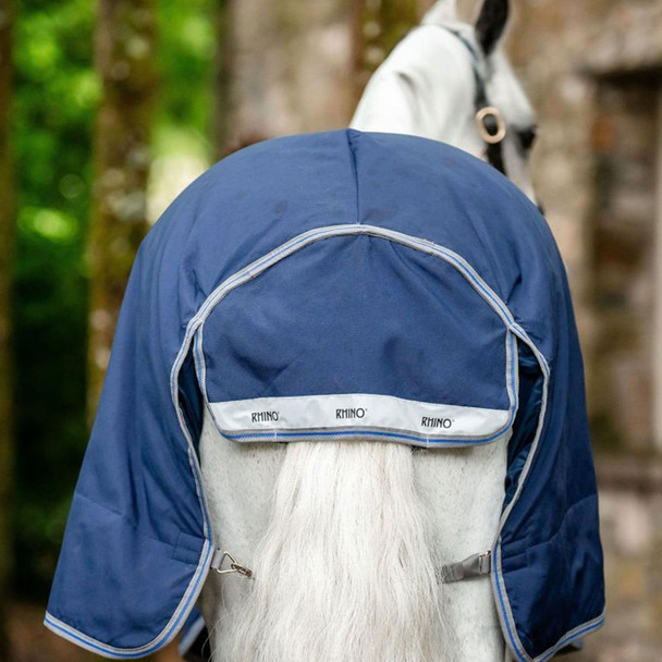product variation HORSEWARE IRELAND Rhino Plus Navy/Titanium Gray/Classic Blue 250g Pony Turnout (AKBP92-BJD0) image