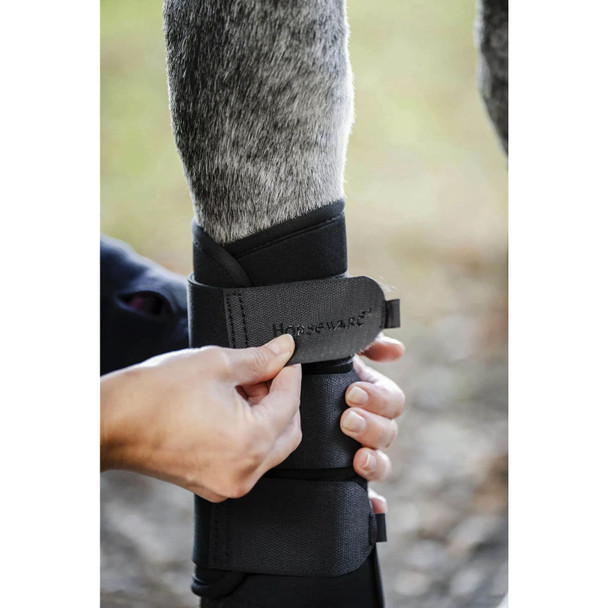 product variation HORSEWARE IRELAND Horseware Black/Black Classic Brushing Boots (TFHC01-KK00) image