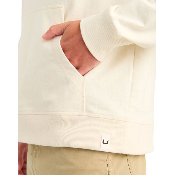 product variation HUK Men's Edisto KC Americana Terry Egret Hoodie (H1300140-106) image