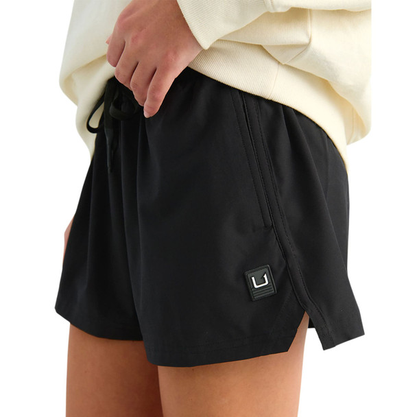 product variation HUK Women's Isla Black Shorts (H6200092-001) image