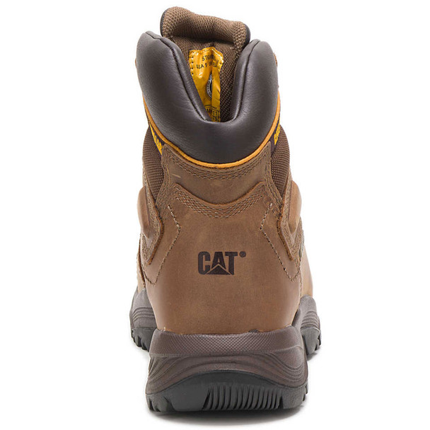 product variation CAT Men's Diagnostic Hi Waterproof Thinsulate Slip-Resistant Steel Toe Dark Beige Work Boots (P89940) image