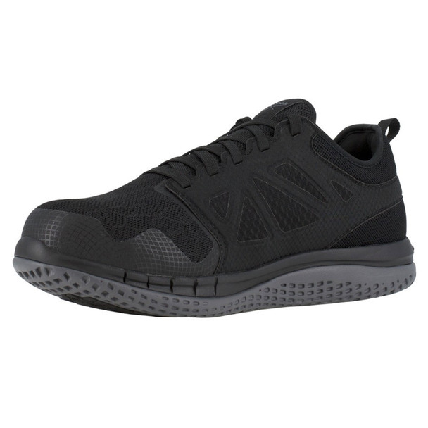 product variation REEBOK Men's ZPrint Steel Toe Black/Dark Grey Athletic Work Shoes (RB4251) image