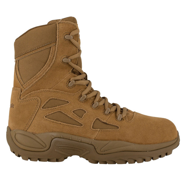 product variation REEBOK Men's 8in Rapid Response RB Coyote Stealth Boots with Side Zipper (RB8850) image