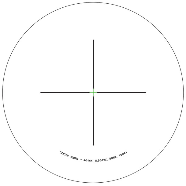 product variation TRIJICON Credo HX 4-16x50 30mm Tube Second Focal Plane (SFP) Riflescope (CRHX1650-C-2900006) image