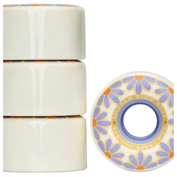 product variation IMPALA Quad Rink Riot 58mm Off White 4-Pack Wheels (IMPRWRIOT-OFF_WHITE-58) image