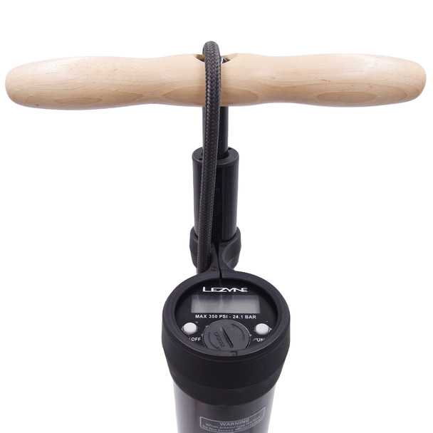 product variation Open Box (Great condition, limited use): LEZYNE Digital Pressure Overdrive High Volume Gloss Black Bicycle Floor Pump (1-FP-DPRODR-V204) image