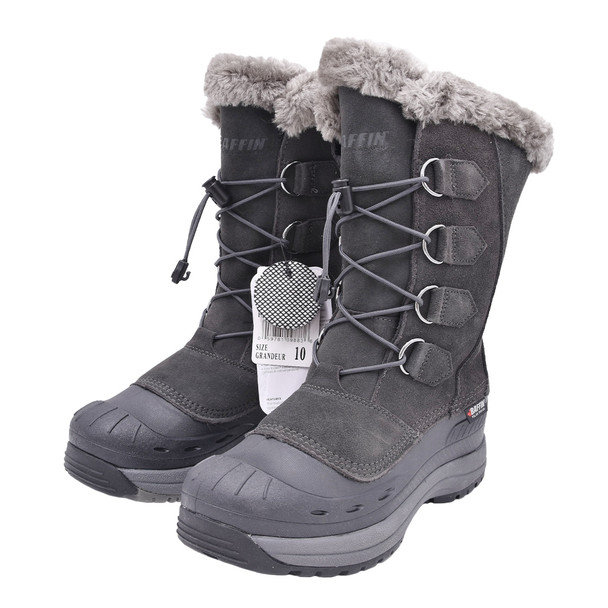 product variation Open Box (Great condition, limited use): BAFFIN Women's Chloe Winter Boots, Color: Charcoal, Size: 10 (4510-0185-CAR-10) image