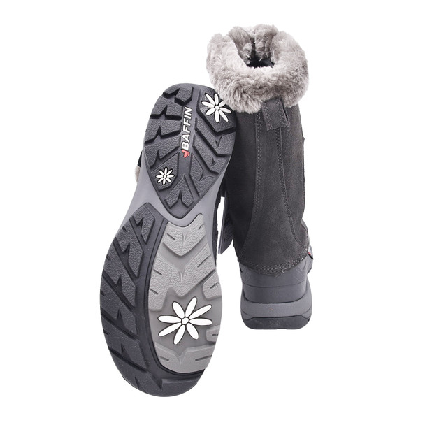 product variation Open Box (Great condition, limited use): BAFFIN Women's Chloe Winter Boots, Color: Charcoal, Size: 10 (4510-0185-CAR-10) image