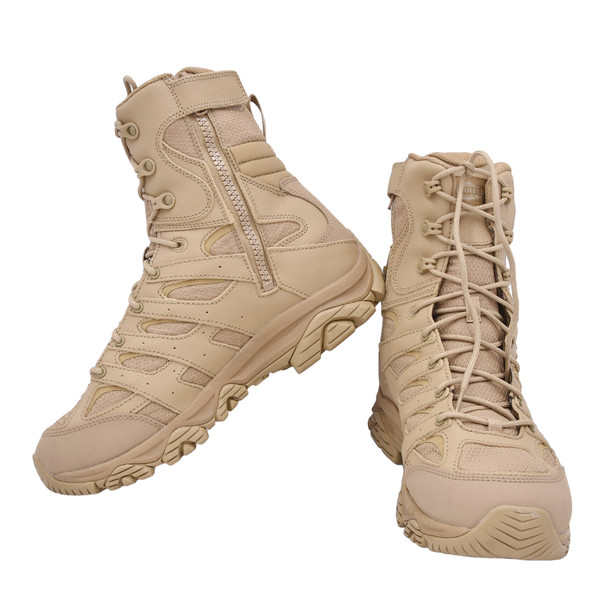 product variation Open Box (Great condition, limited use): MERRELL Moab 3 8" Tactical Zip Wp, Color: Coyote, Size: 11.5 (J004107W-11.5) image