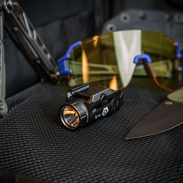 product variation GRITR Rail Mount Compact Weapon Light for Pistols, Rifles & Shotguns - 500 Lumens, 109M Beam, 115 Min Run, IPX7, 6061 Aluminum image