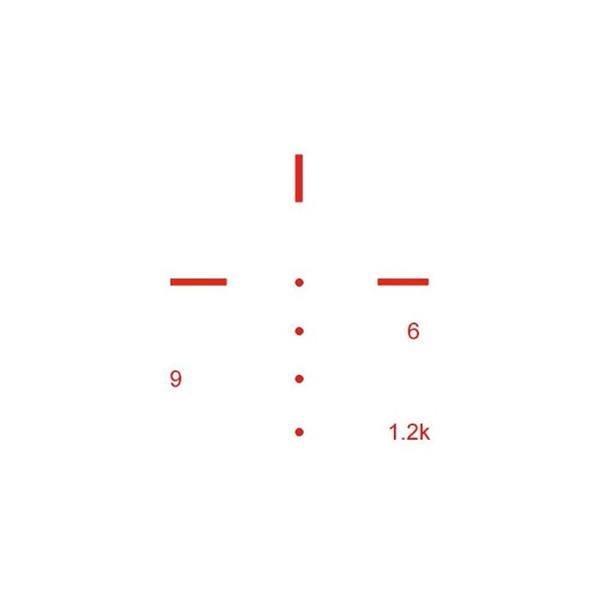 product variation EOTECH 552 Four 1 MOA Dots with Crosshair Night Vision Compatible Holographic Sight (552.XR308) image