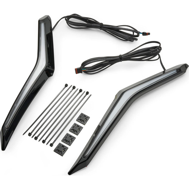 product variation CIRO Goldstrike Strike Black Windshield Trim For Gold Wing (18051) image