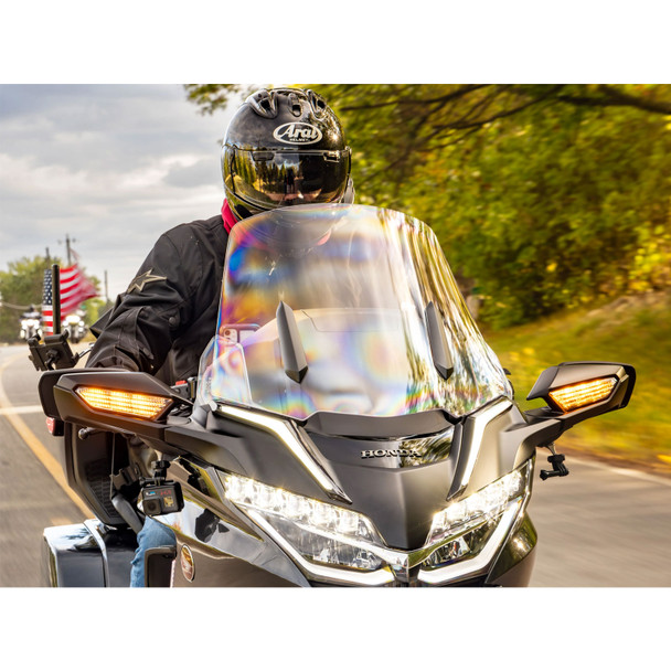 product variation CIRO Goldstrike Strike Black Windshield Trim For Gold Wing (18051) image