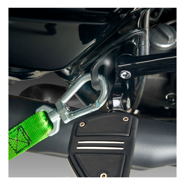 product variation CIRO Harley Black Pair Rear Tie Down Brackets For Harley-Davidson Touring Models (66051) image