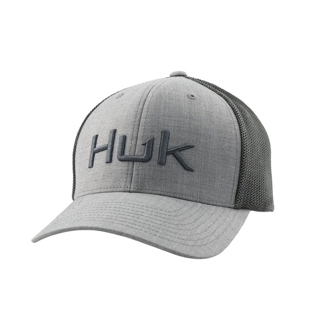product variation HUK Men's Embroidered Heather 110 Sharkskin Trucker Hat (H3000586-028-1) image