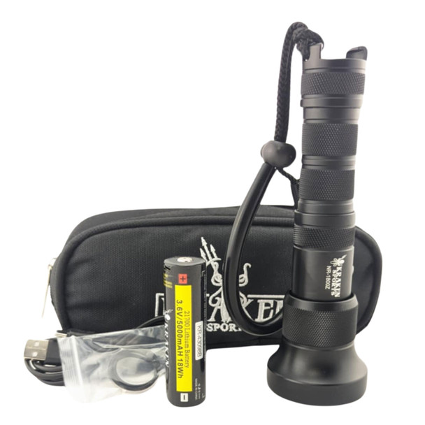product variation KRAKEN SPORTS NR-1800 Zoom Black Dive Light (NR-1800Z) image