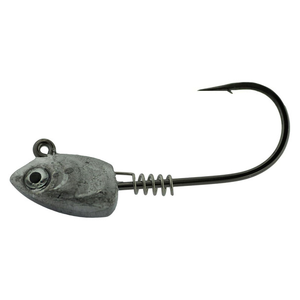 product variation GAMAKATSU #4/0 1/8oz NS Black Swim Bait Jig Head Hooks, 3-Pack (353414-1/8) image