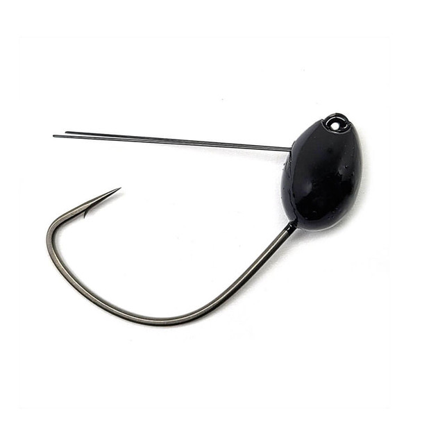 product variation GAMAKATSU G-Finesse #1/0 3/32oz NS Black Wacky Fishing Jig Heads, 3-Pack (312411-BK-3/32) image