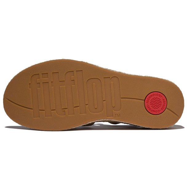 product variation FITFLOP Women's Platfforms Espadrille Suede Fisherman Wedge Cappuccino Sandals (A5J-923) image