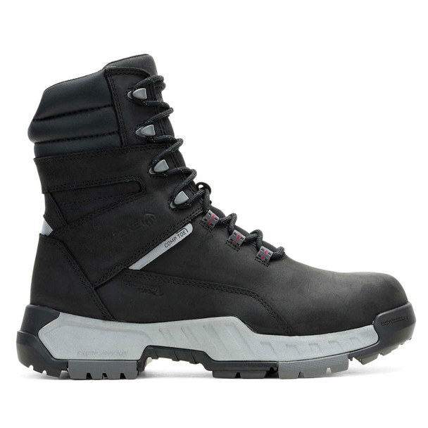 product variation WOLVERINE Men's Tarmac II 8in Reflective CarbonMAX Black Work Boots (W261027) image