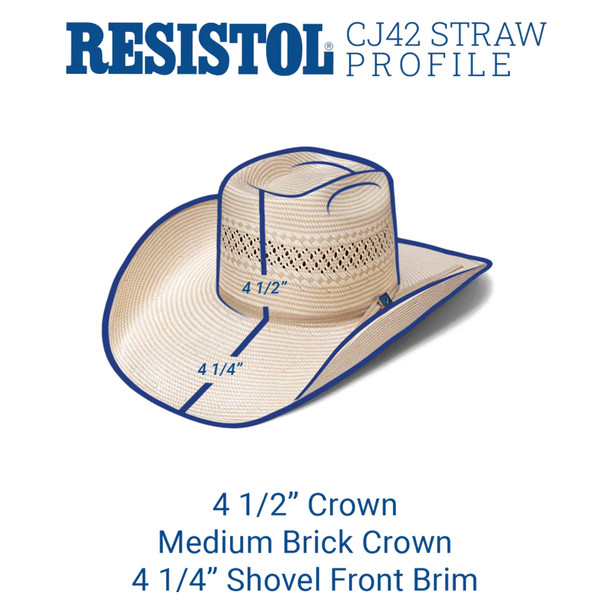 product variation RESISTOL CoJo Special Natural/Tan Cowboy Hat (RSCOJO-CJ4296) image