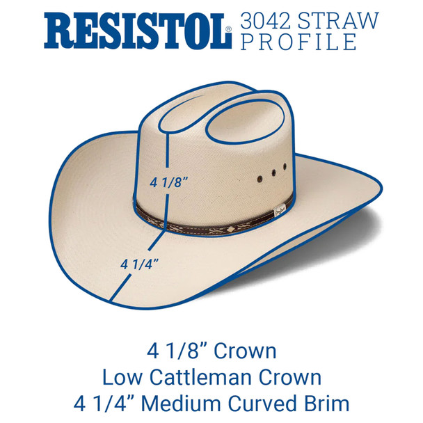product variation RESISTOL 10X Lambert Natural Cowboy Hat (RSLAMB-304281) image