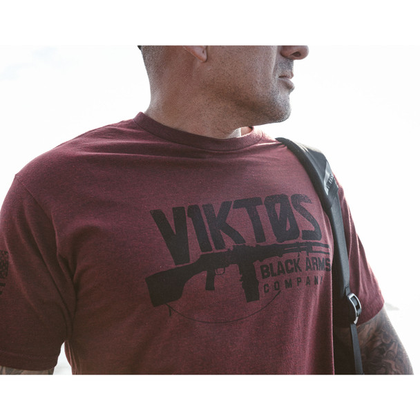 product variation VIKTOS Men's RPD Red Heather Short Sleeve Shirt (19231) image