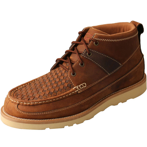 product variation Open Box (Damaged package): TWISTED X Casual B Toe, Color: Woven Saddle/Oiled Saddle, Size: 14, Width: M (MCA0032-M-14) image