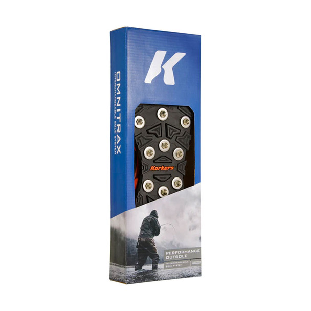 product variation Open Box (Damaged package): KORKERS OmniTrax v3.0 Triple Threat - Carbide Spike, Color: Black/Orange, Size: 5 (FA3045-05) image