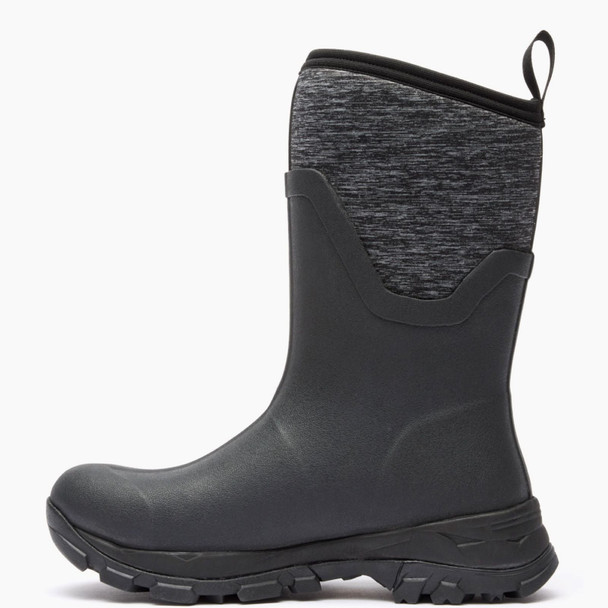 product variation Open Box (Damaged package): MUCK BOOT COMPANY Women's Arctic Ice Mid AGAT, Color: Black/Jersey Heather, Size: 9 (ASVMA-100-BLK-090) image