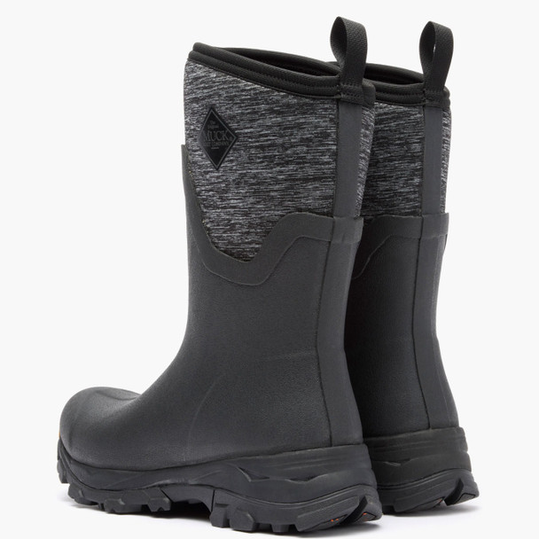 product variation Open Box (Damaged package): MUCK BOOT COMPANY Women's Arctic Ice Mid AGAT, Color: Black/Jersey Heather, Size: 9 (ASVMA-100-BLK-090) image