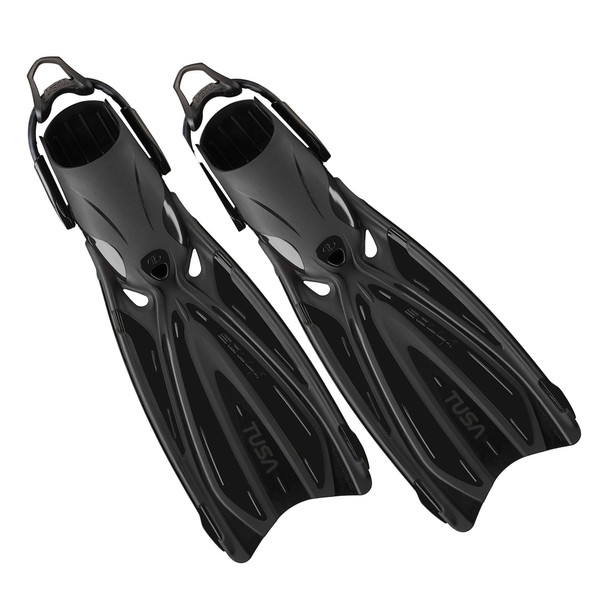 product variation Open Box (Damaged package): TUSA Solla Fin W/Bungee - L-Xl Black (SF-0114L-BK_1) image